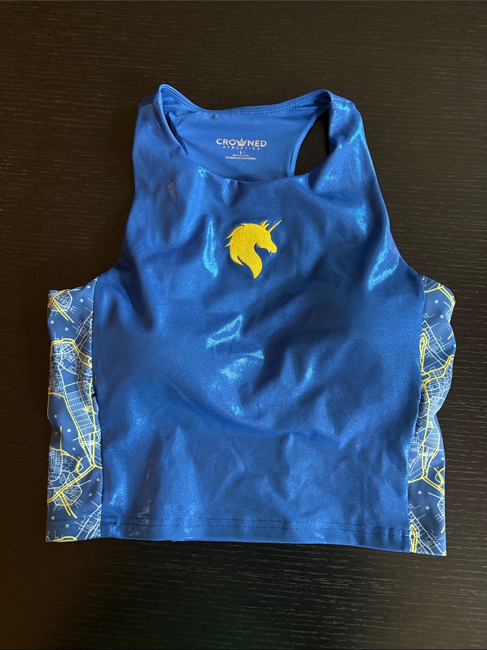 Crowned Athletics Harbor City Boston Marathon power tank